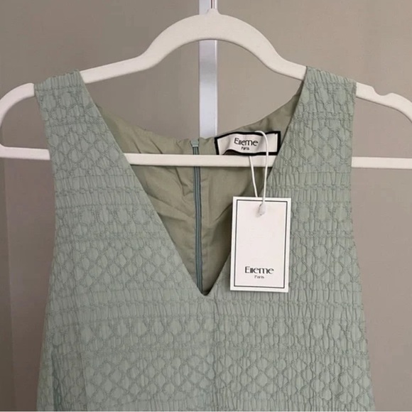 ELLEME A-LINE MAXI DRESS sage color NWT - Picture 3 of 8